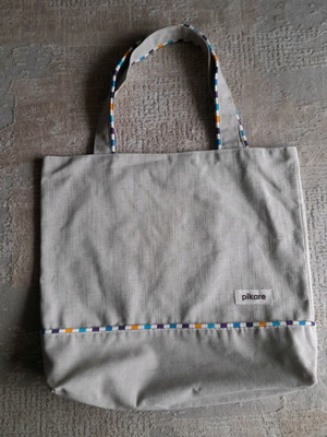 Tote bag χειροποίητη καινούργια, τσάντα παραλίας