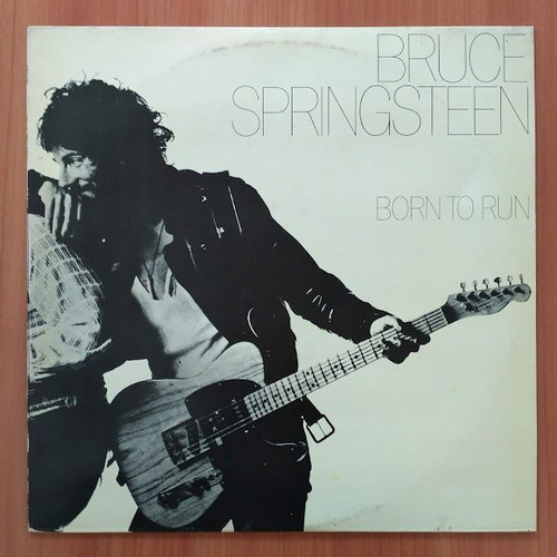 Bruce Springsteen Born To Run LP vinyl used, 33 rpm, Greek pressing