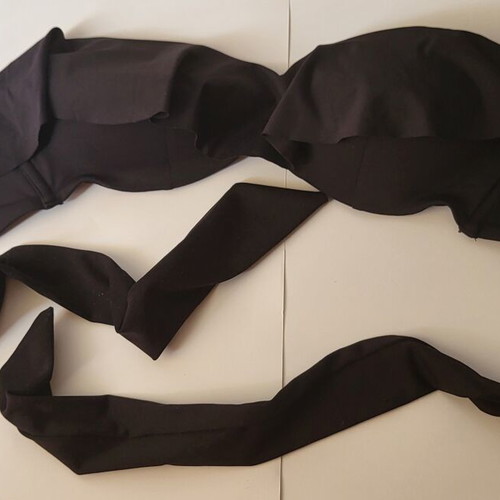 Strapless black swimsuit Oysho like new