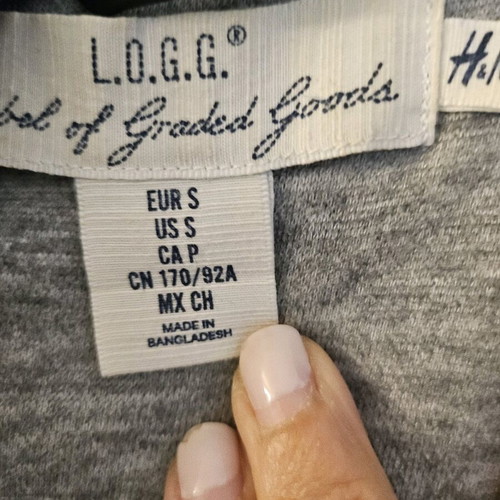 Φούτερ αδιάβροχο με επένδυση και φερμουάρ H&M σαν καινούργιο, μέγεθος S
