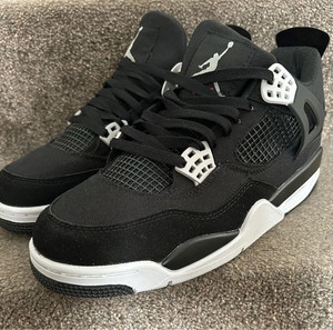 jordan 4 black canvas
