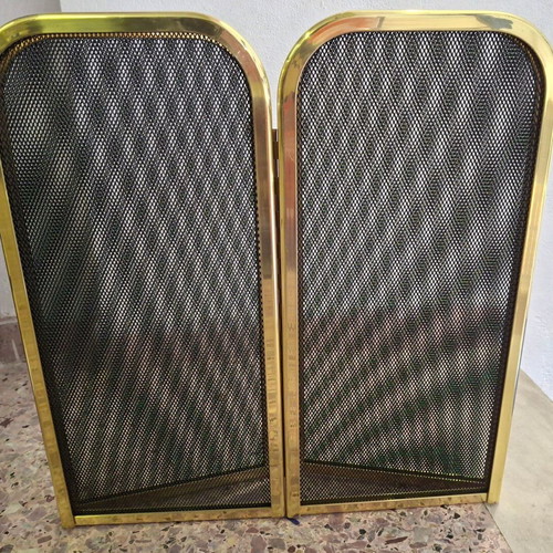 Brass Fireplace Screen like new