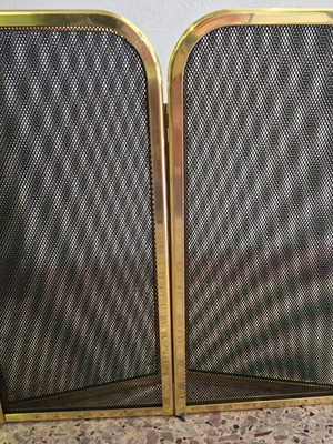 Brass Fireplace Screen like new