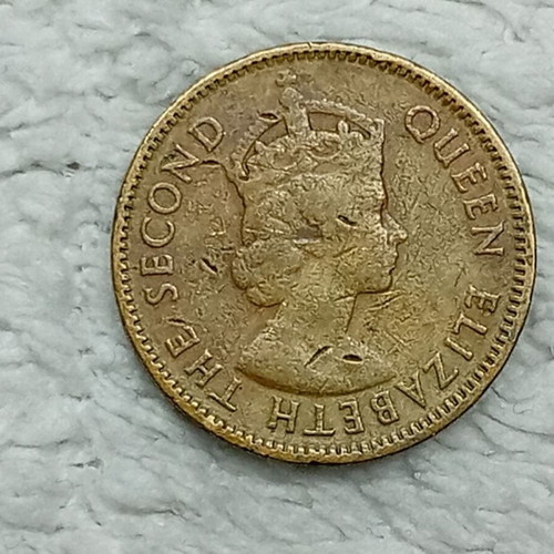 Hong Kong Coin 1955 10 Cents used
