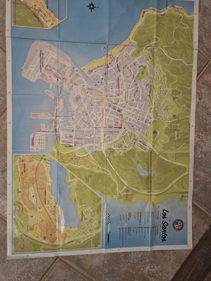 Los Santos & Blaine County map