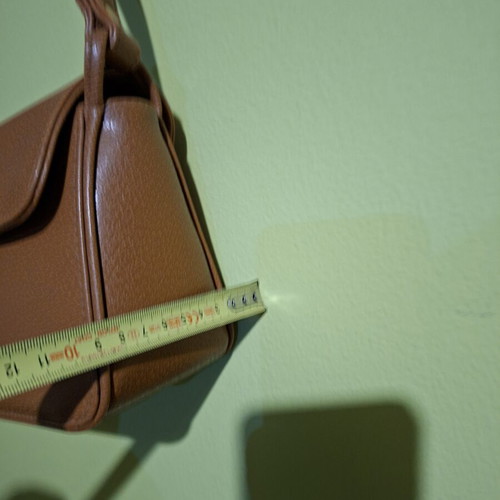 Vintage Y2K shoulder bag tan camel NKI brand new