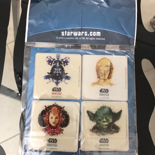 Star Wars Set of 8 Magnets New from SW Identities Exhibition