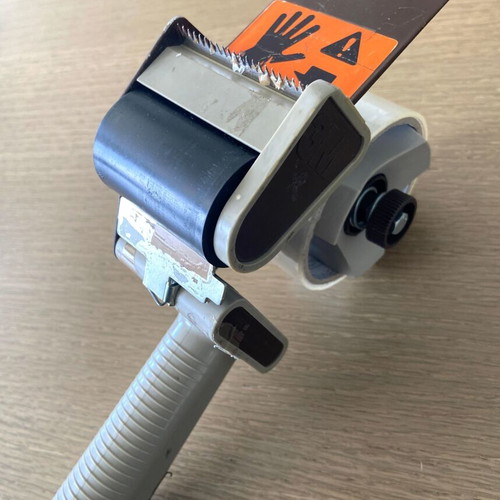 Tape dispenser used, professional packaging gun
