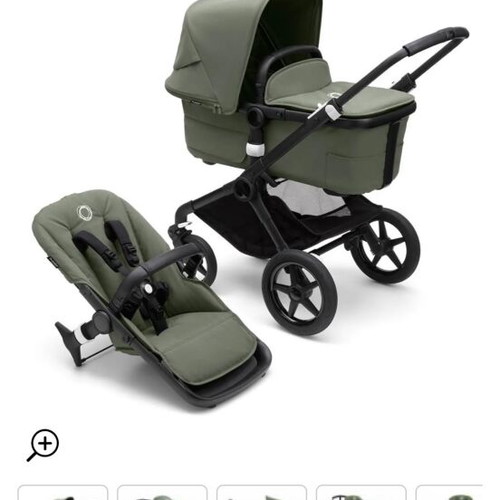 Bugaboo Fox 3 2-in-1 stroller like new, olive