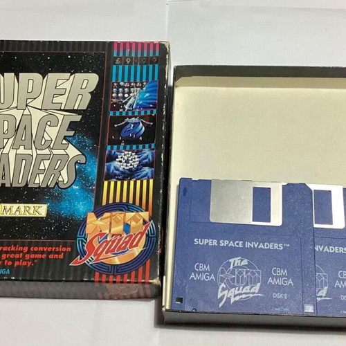 Amiga Super Space Invaders used without manual, untested