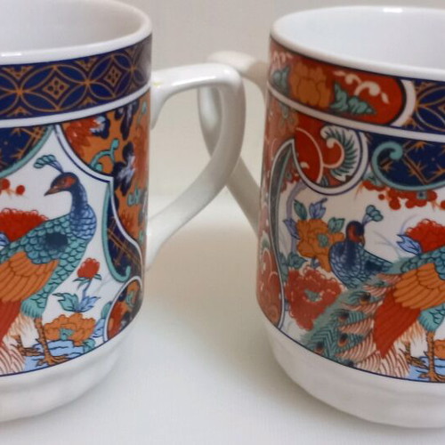 Apulum porcelain mugs like new, set of 2