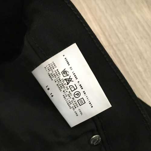 Versace Jeans Couture straight trouser Sz31 like new, black