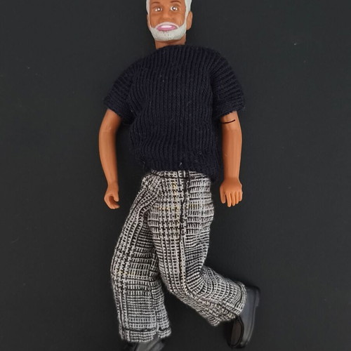 Lundby Dolls set of 2 used, grandmother and grandfather