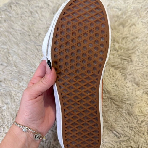 Vans Sk8-Hi sneakers used, orange, size 41