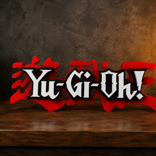Yu-Gi-Oh! 3D Printed Logo Decorative Sign New