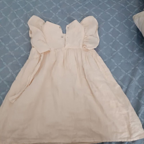 Zara children's linen dress, size 110-116 cm