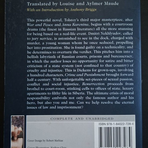 Resurrection by Leo Tolstoy like new