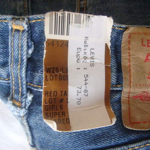 Levi's 544 jeans Superlow Flare καινούργιο, μέγεθος W25 L32, μπλε σκούρο