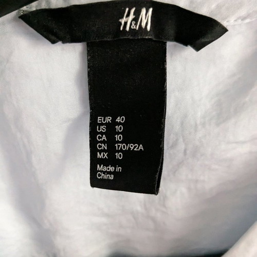 H&M shirt used, size 40