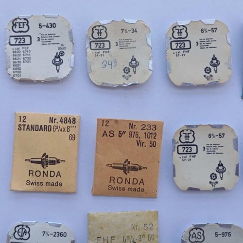 Swiss watch parts new, assorted pack No1