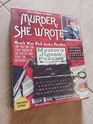 MURDER, SHE WROTE : MYSTERY JIGSAW PUZZLES (1996) (PC ADVENTURE GAME CD-ROM)