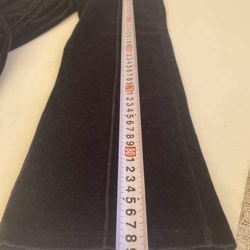 Sugarfree velour pants black XS like new