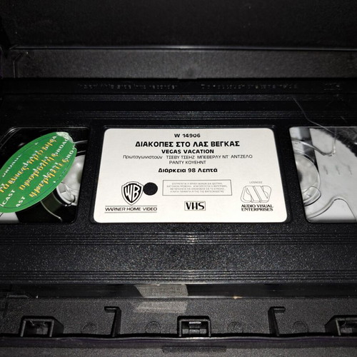 Vegas Vacation VHS used, comedy with subtitles