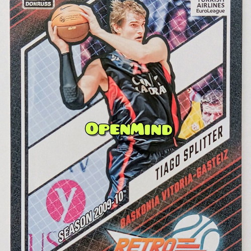 Tiago Splitter Retro Series #15 Baskonia Donruss Euroleague 2023-24 card new
