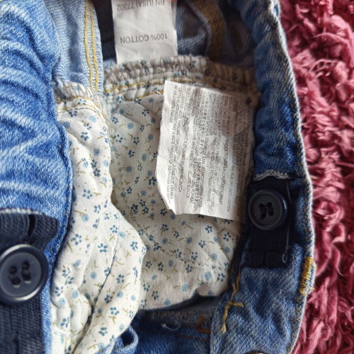 Zara baby denim jeans used for 18-24 months with lace