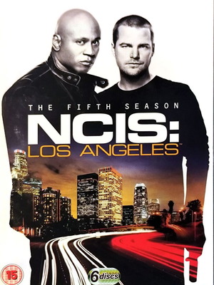 NCIS Los Angeles The Fifth Season DVD used, 6-disc set, English subtitles