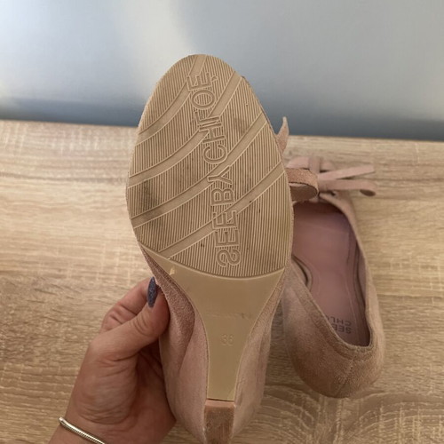 See by Chloé suede pink platform shoes size 36