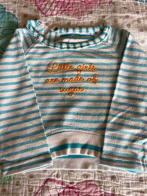 Imps & Elf baby girl sweater 6-9 months like new