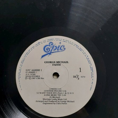 Vinyl record lightly used