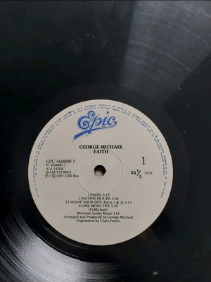 Vinyl record lightly used
