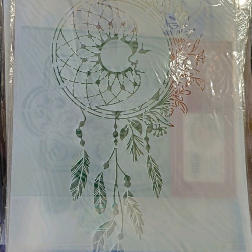 Stencil pack of 34 pieces like new, various designs
