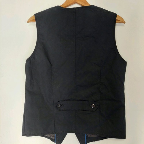 Tom Tompson men's sleeveless vest new, black, size small
