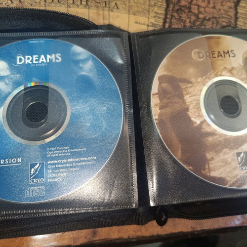 Case with various PC games and demos used