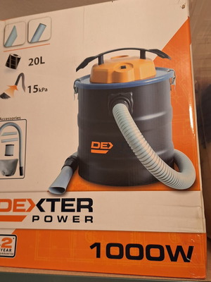 Dexter Power Ash Vacuum Cleaner 1000W 20L New