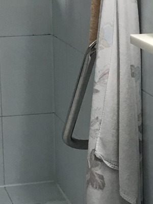 Bathroom aid used, barely used