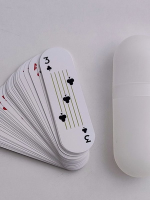 Vintage Stuyvesant Playing Cards "Τα μάτια σας 20" New, Retro Oval