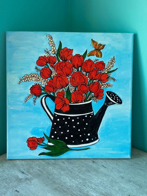 Painting Laleta new, hand painted with acrylics