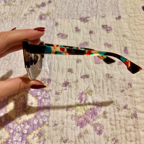 See you Optical sunglasses like new, butterfly shape pink mirror lens
