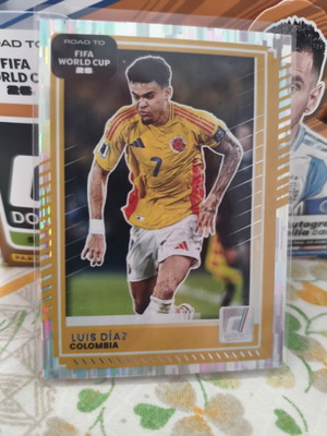 Luis Diaz Silver Panini Road to FIFA World Cup Card New