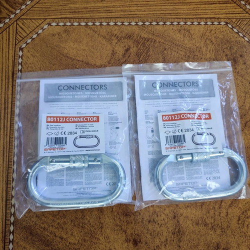 Safety Hooks 19 mm Screw Carabiner Pack of 2 New