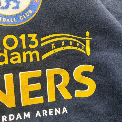 Vintage Chelsea FC 2013 Amsterdam Final Europa League Champions Hoodie men’s large like new