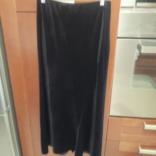 Velvet skirt Zara S size black new