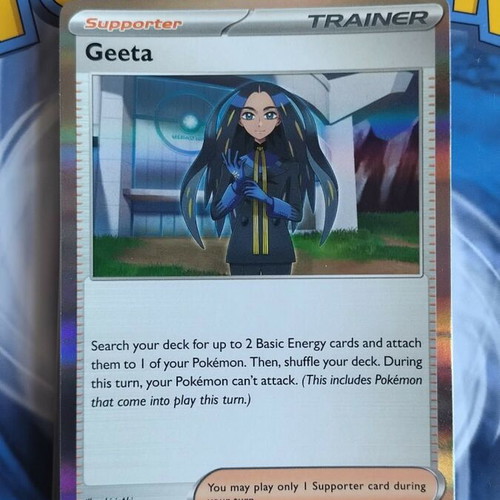 Geeta 188/197 Holo Rare Pokemon card Obsidian Flames