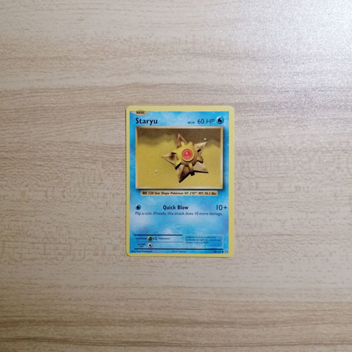 Pokémon Staryu Evolutions 2016 card new