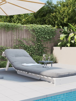 Καναπές κρεβάτι Futon με στρώμα 60x206x11 εκ. μασίφ ξύλο πεύκου καινούργιο