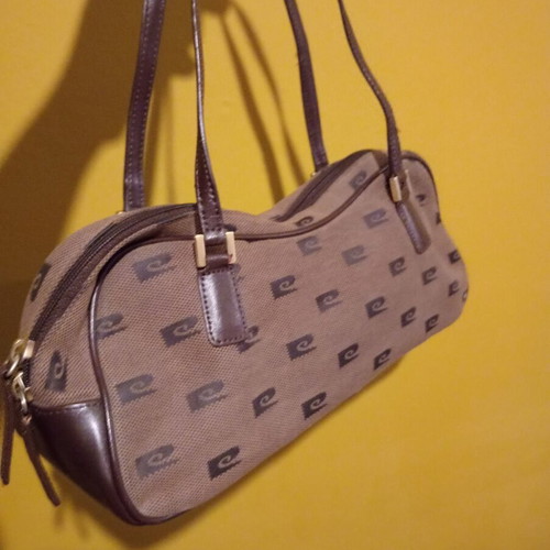 Pierre Cardin bag 2002, genuine leather and fabric, new